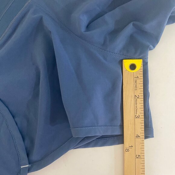 Free Fly Womens Performance Athletic Shorts XS Blue Bamboo Hidden Pocket Gym Act - Picture 8 of 9